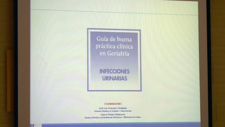 infección de orina en ancianos con demencia