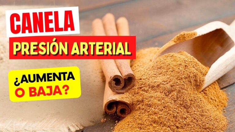 la canela baja la tension