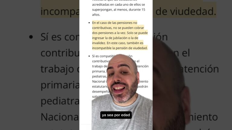 la pension de viudedad es contributiva