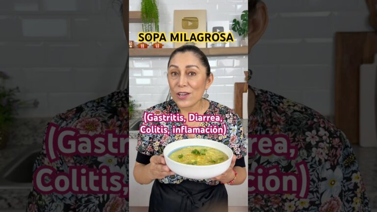la sopa es buena para la diarrea