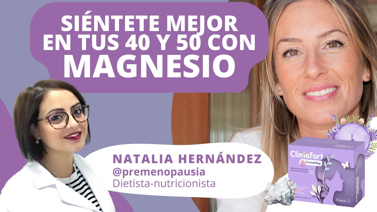 magnesio para que sirve en la mujer de 60 años