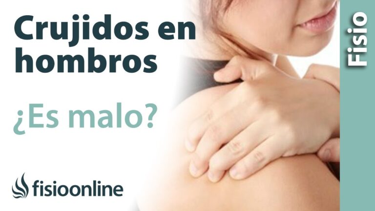 me cruje el hombro y me duele
