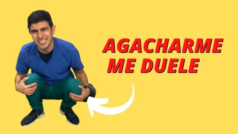 me cuesta agacharme y levantarme