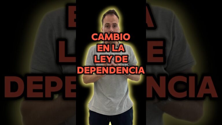me pueden quitar la ley de dependencia