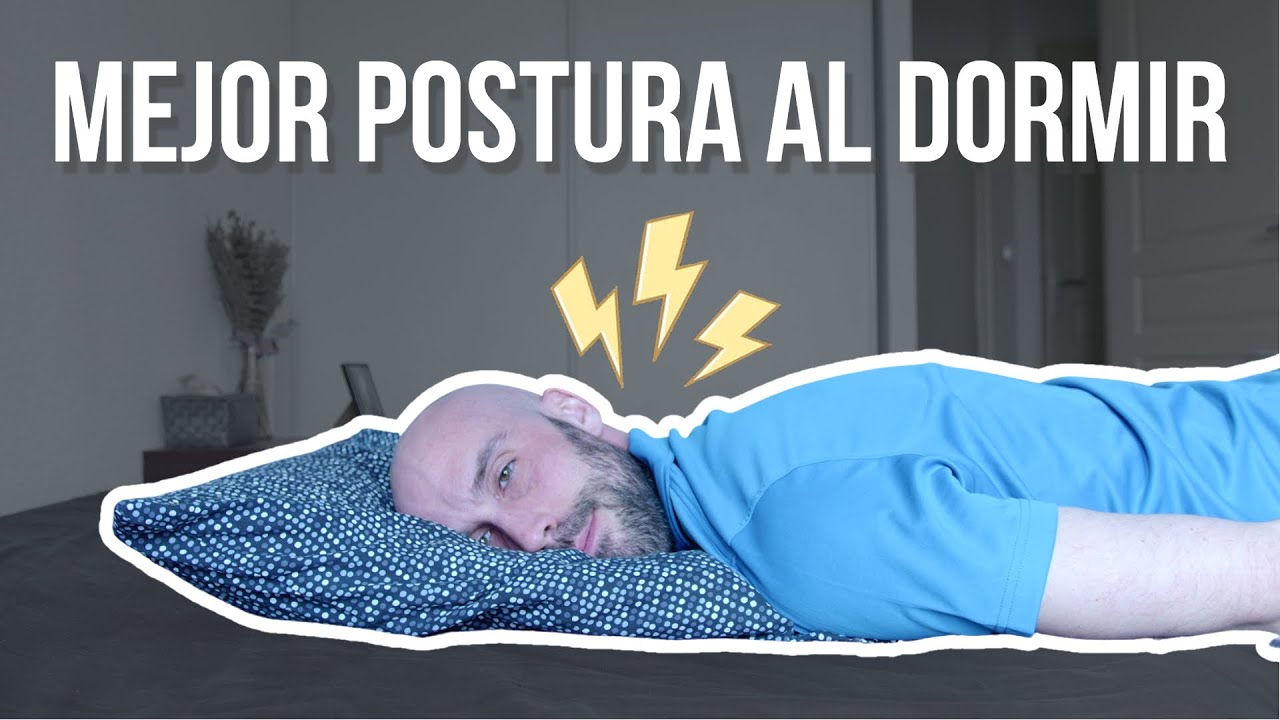 mejor postura para dormir con dolor de espalda y cuello