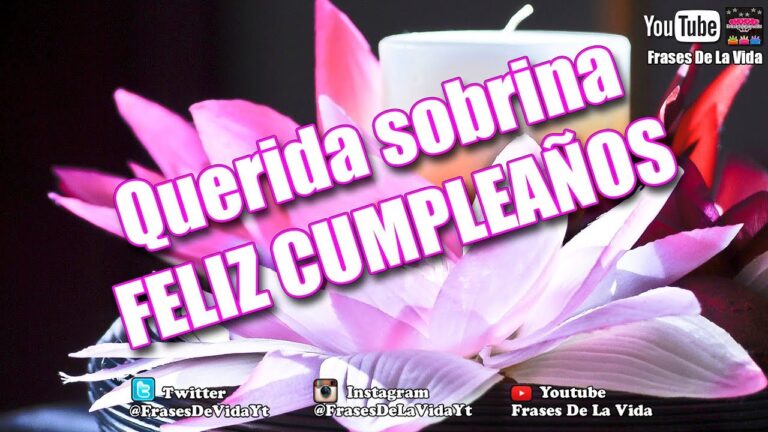 mensaje de cumple para mi sobrina