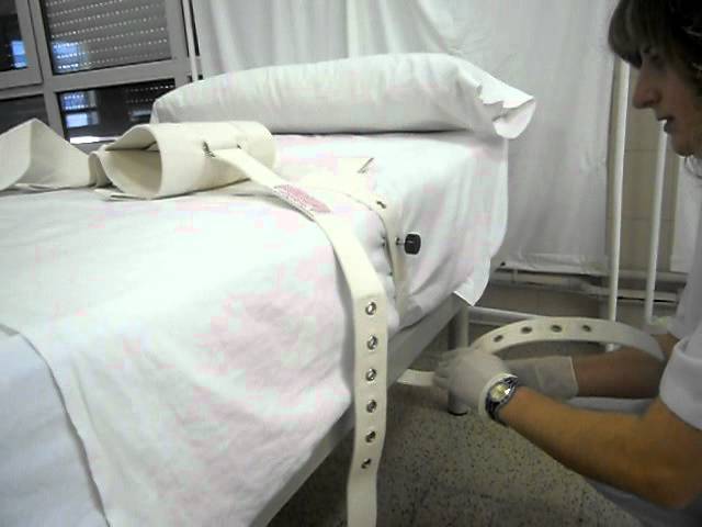 métodos de sujeción cama para ancianos