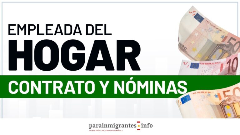 modelo nómina empleada de hogar sepe