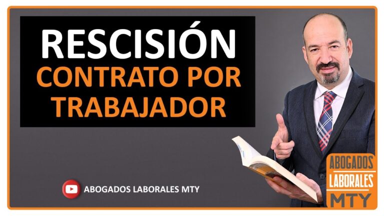 modelo rescisión de contrato laboral por parte del trabajador