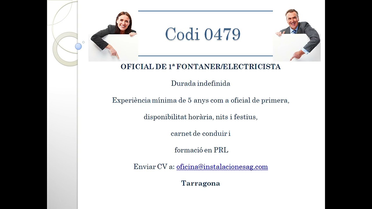 ofertes de feina a tarragona