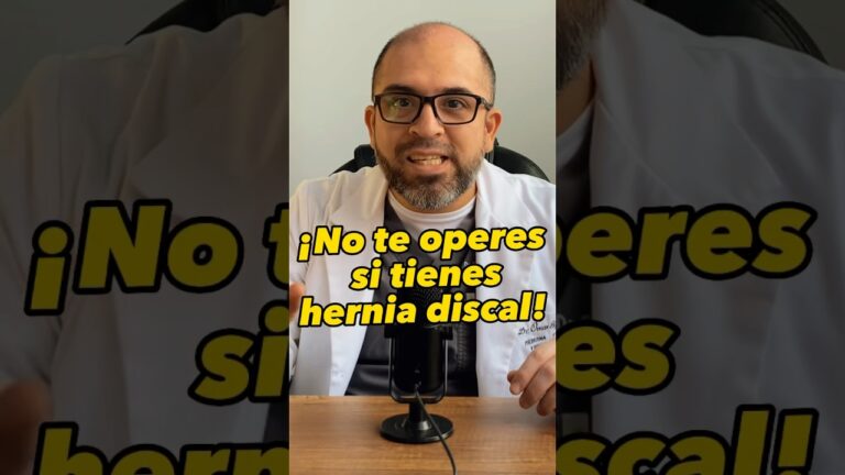 operación hernia discal seguridad social