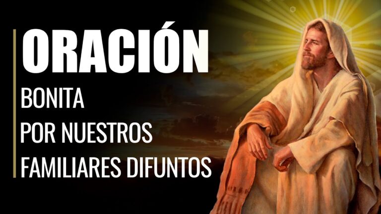 oración bonita para un difunto