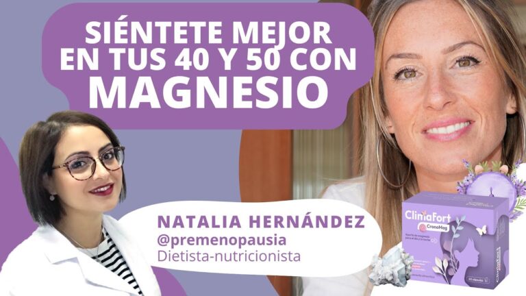 para que sirve el magnesio en las mujeres con menopausia