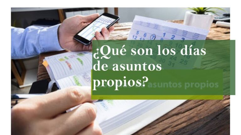para que son los dias de asuntos propios