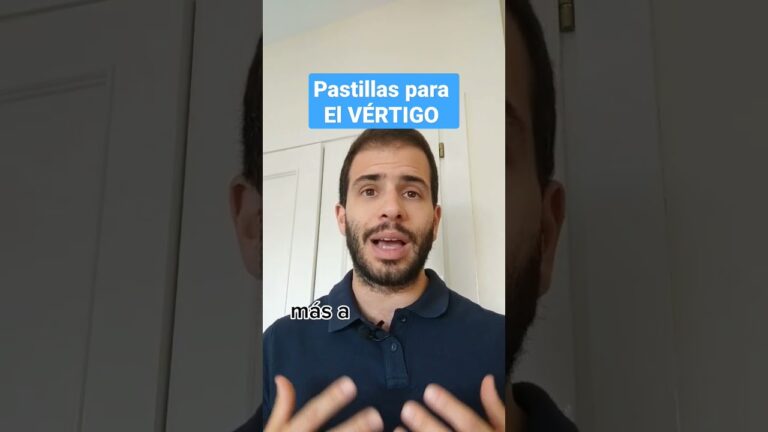 pastillas para el vértigo con receta