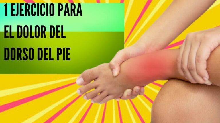 pie derecho hinchado en el empeine