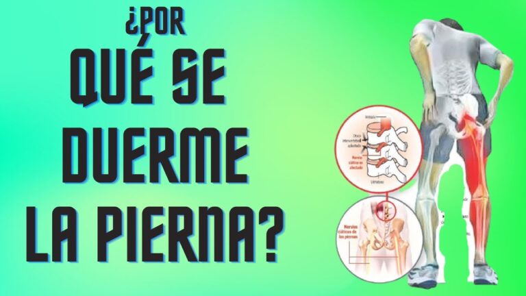 porque se me duermen las piernas