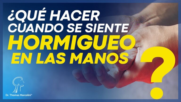 porque siento hormigueo en las manos