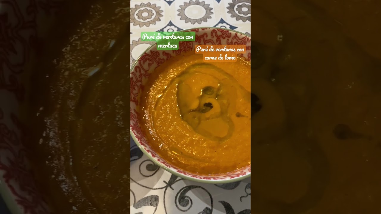 puré con carne para adultos