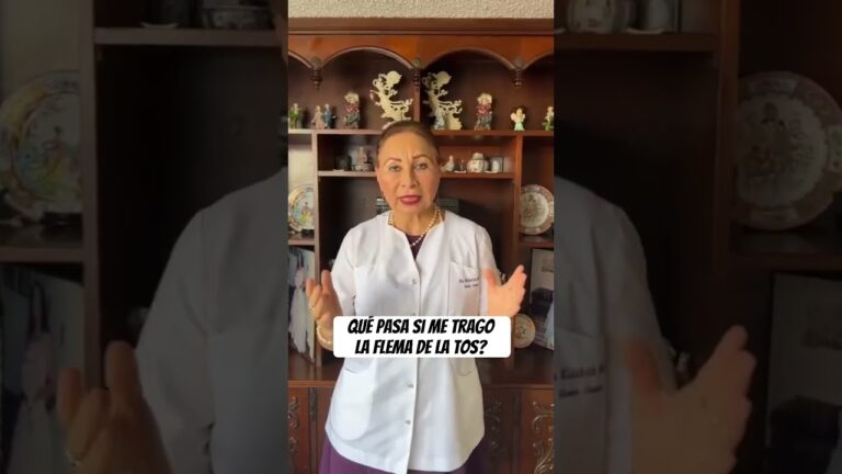 q pasa si me trago las flemas