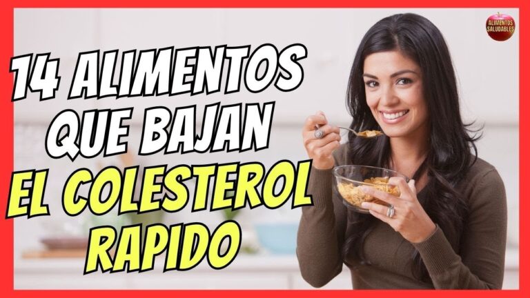 que alimentos son buenos para bajar el colesterol