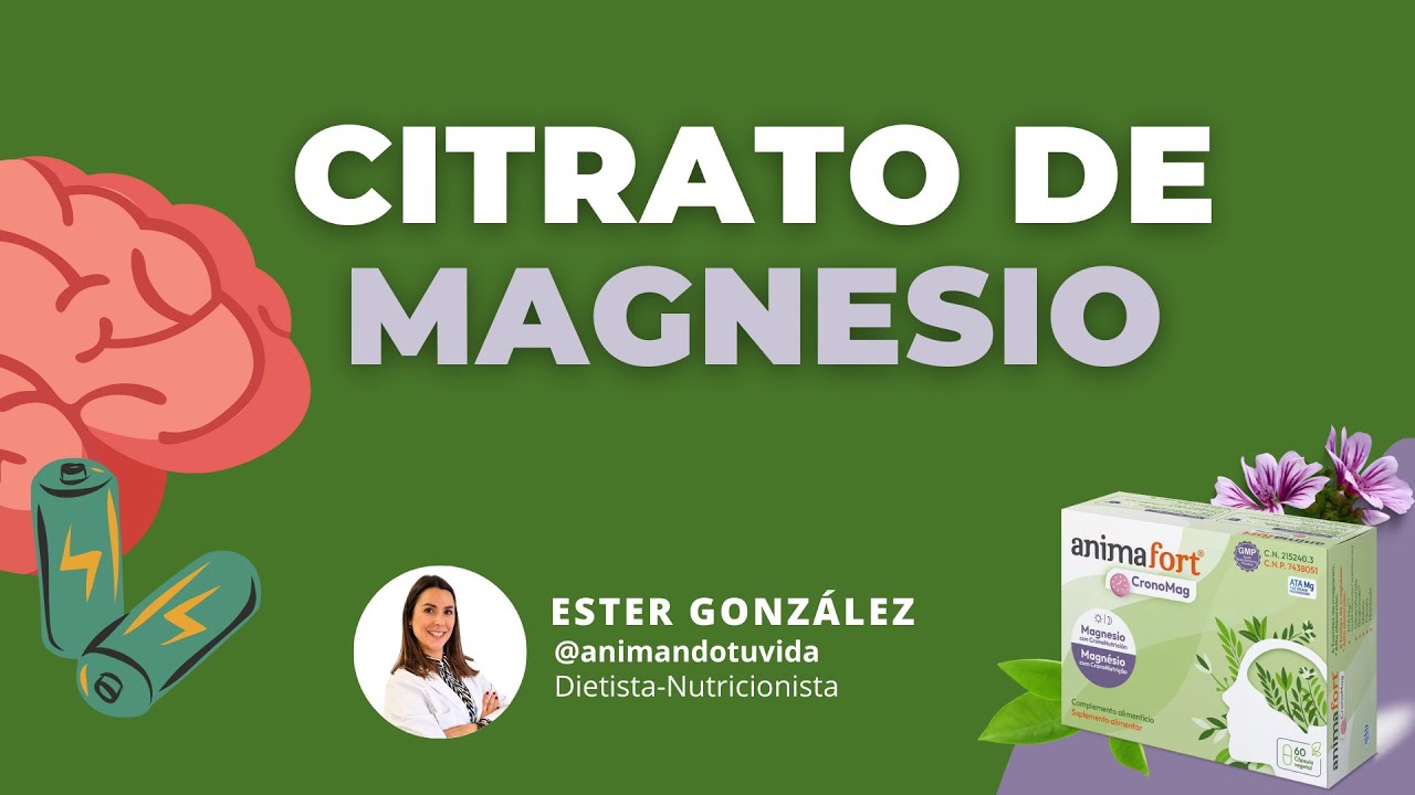 qué beneficios tiene el citrato de magnesio