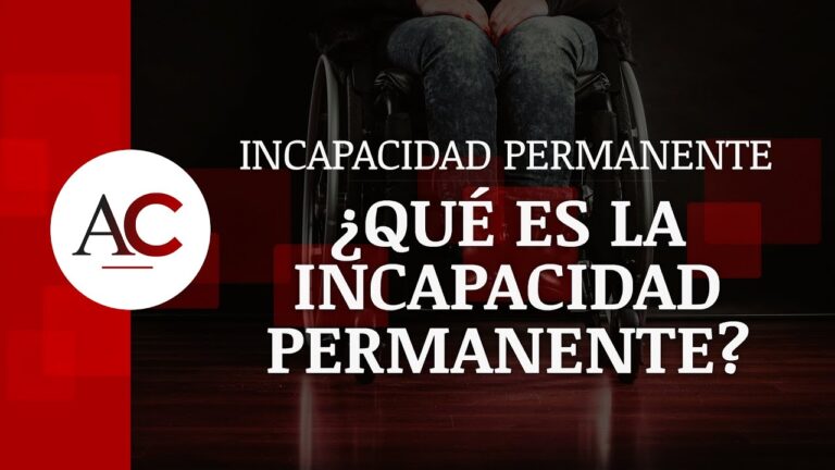 que es la incapacidad permanente