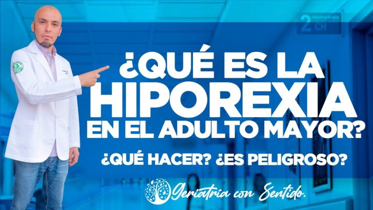 que ocurre cuando un anciano deja de comer