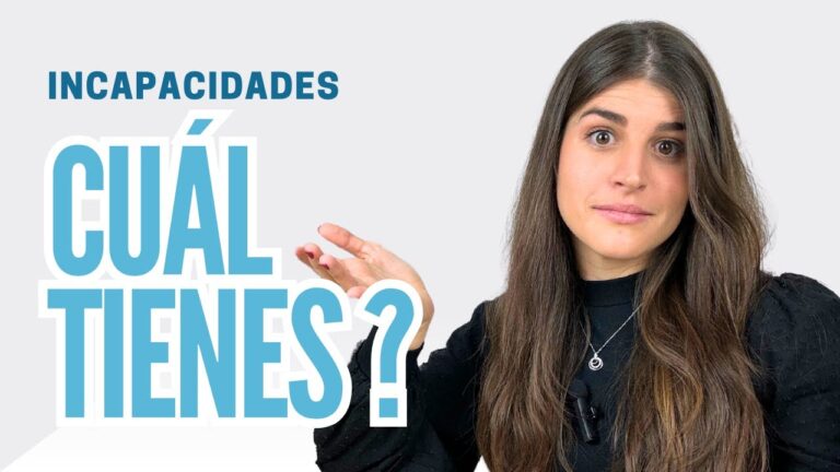 que tipo de incapacidades hay