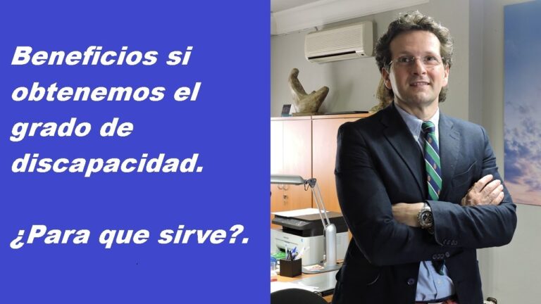 qué ventajas tengo con un 33 de discapacidad