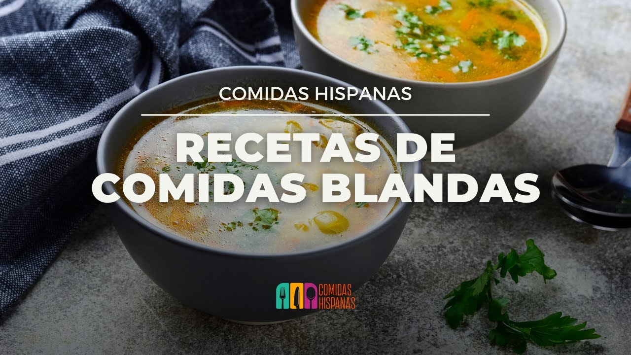 recetas de comida blanda para personas sin dientes