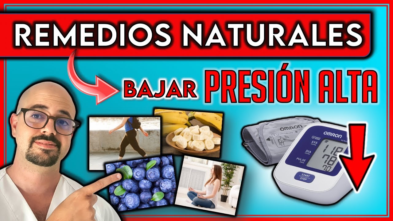 remedios naturales para bajar la tension