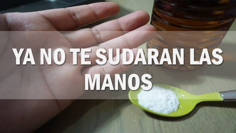 remedios para que no suden las manos