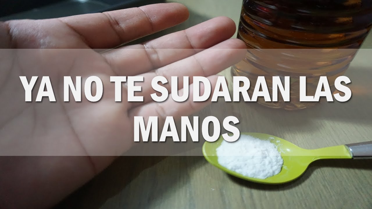 remedios para que no suden las manos