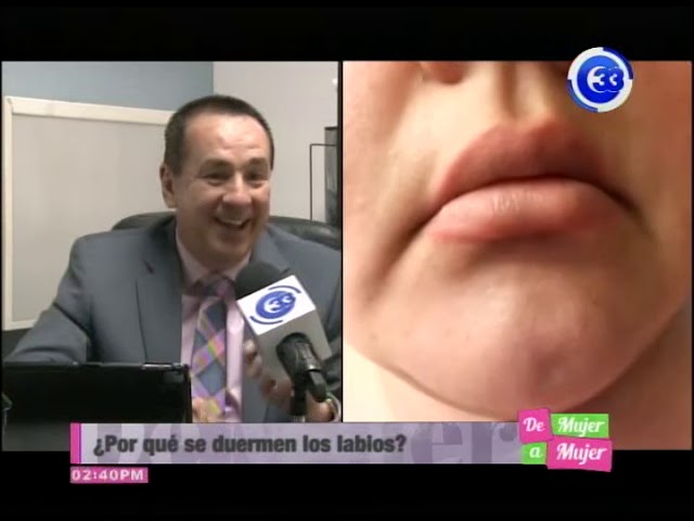 se me duerme el labio inferior