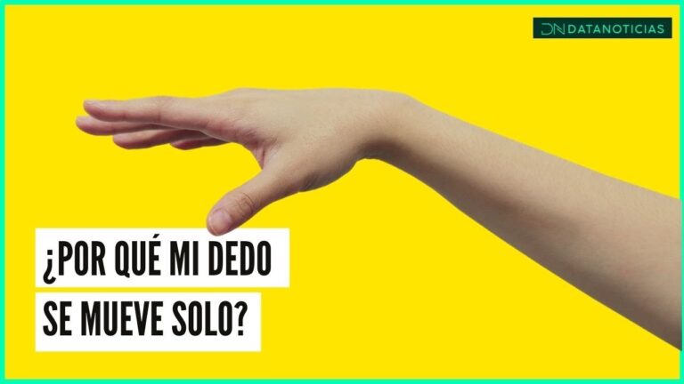 se me mueve solo el dedo índice dela mano derecha