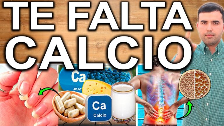 síntomas de falta de calcio