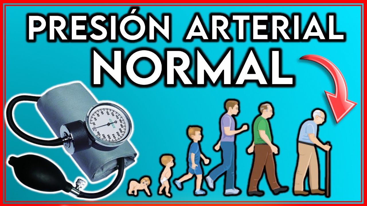 tension arterial valores normales por edad
