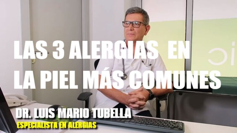 tipos alergias en la piel