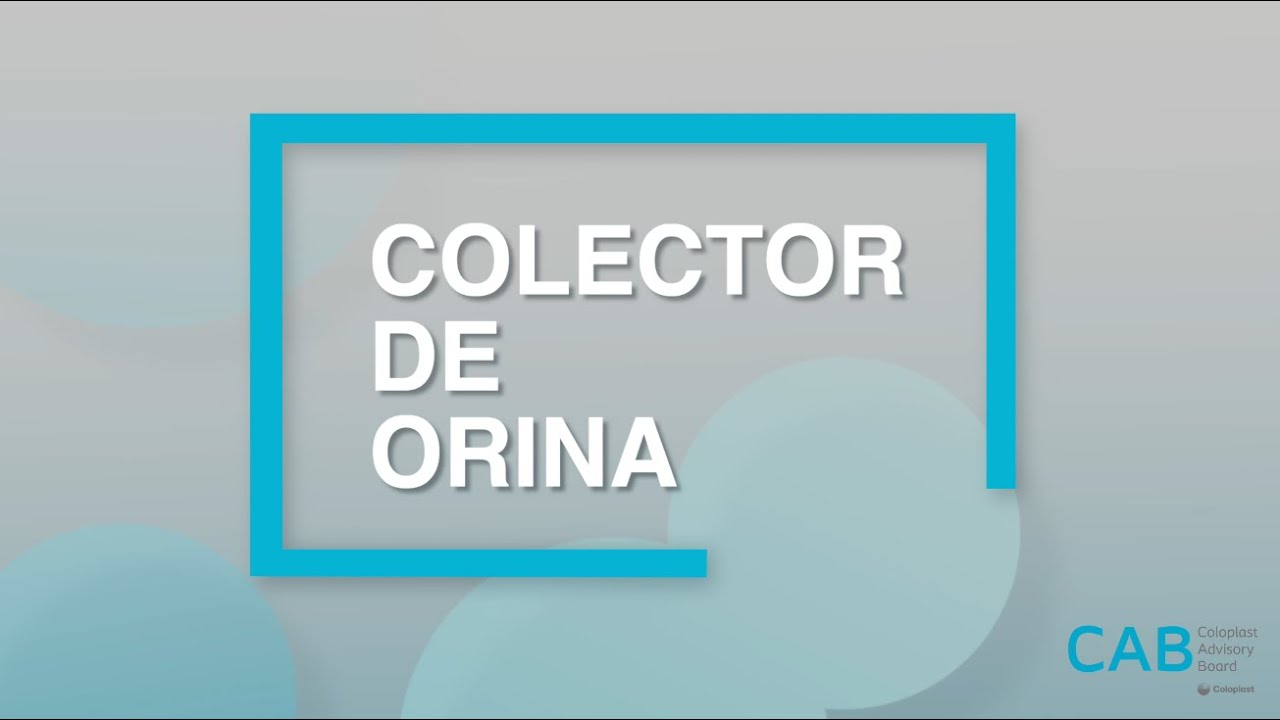 tipos de colectores de orina