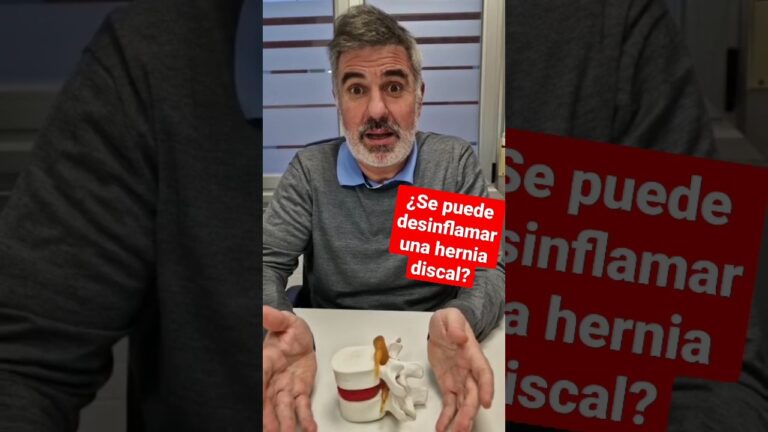 una hernia discal puede desaparecer