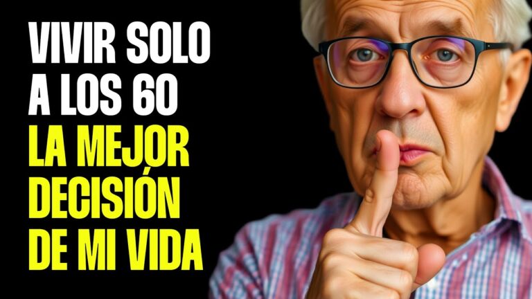 vivir solo a los 60 años