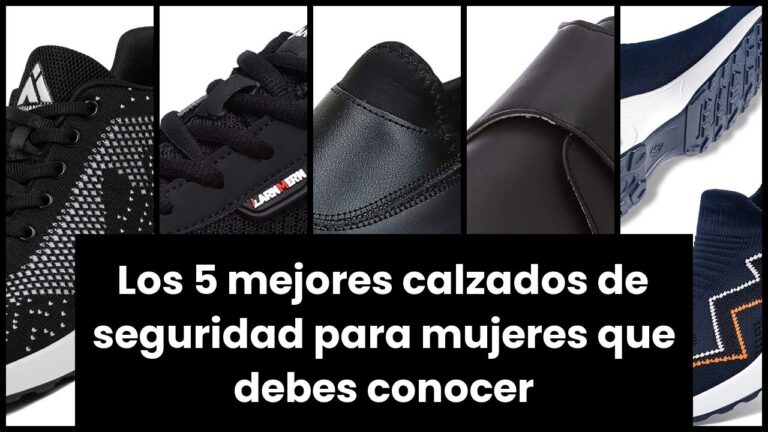 zapatilla de seguridad de mujer